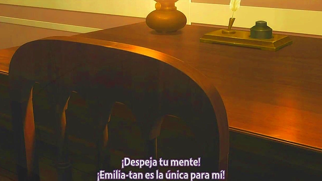 Hentai Anime Re –Zero - Rem & Emilia Tan Take Turns Pleasing You With Subtitles