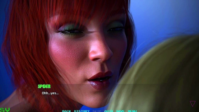 Hot Threesome With Busty Anime Girls – Redhead & Blonde Get Fucked Hard