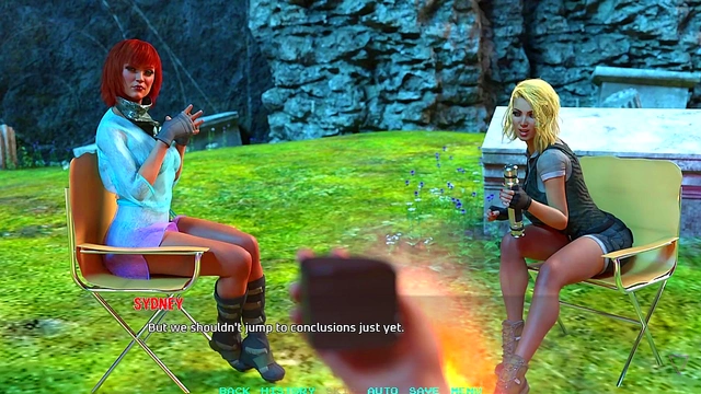 Hot Threesome With Busty Anime Girls – Redhead & Blonde Get Fucked Hard