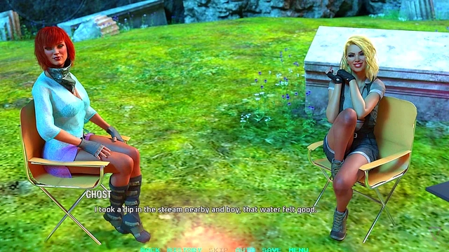 Hot Threesome With Busty Anime Girls – Redhead & Blonde Get Fucked Hard