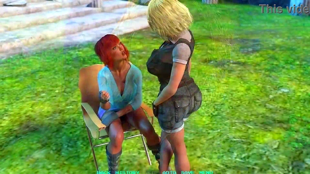 Hot Threesome With Busty Anime Girls – Redhead & Blonde Get Fucked Hard