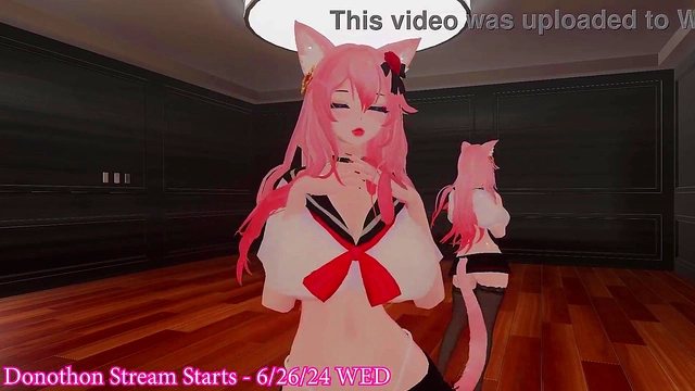 Busty VR Foxgirl Announces Special Blowjob & Anal Session With Cream Pie Finish
