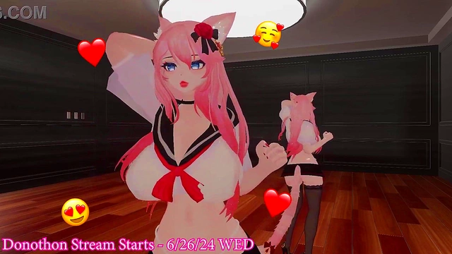 Busty VR Foxgirl Announces Special Blowjob & Anal Session With Cream Pie Finish