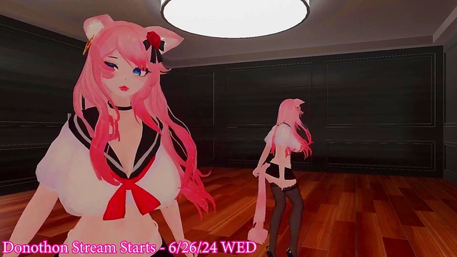 Busty VR Foxgirl Announces Special Blowjob & Anal Session With Cream Pie Finish