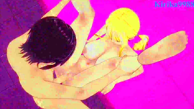 Fairy Tail Hentai – Lucy & Erza's Intense 3D Sex Adventure With Big Boobs Creampie