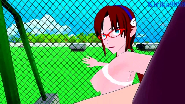 Intense 3D Hentai Sex – Mari & Ritsuko from Neon Genesis Evangelion