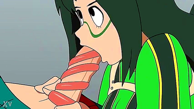 Deku Fucks Froppy in Exciting Boku No Hero Academia Hentai Action