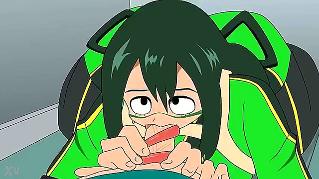Deku Fucks Froppy in Exciting Boku No Hero Academia Hentai Action