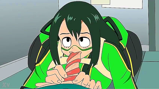 Deku Fucks Froppy in Exciting Boku No Hero Academia Hentai Action