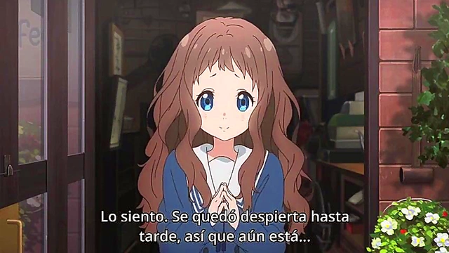 Kawaii Anime Girl from Kyoukai no Kanata Rides Dick for Juicy Creampie