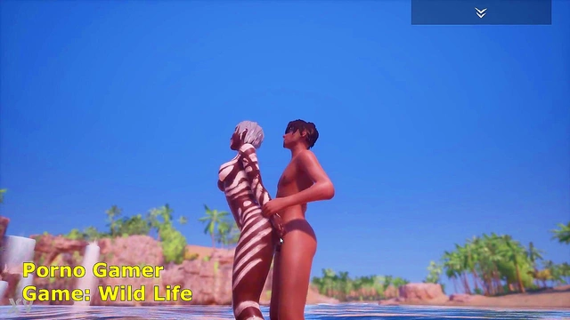 Wild CGI Amazon Fucked On Beach In Stunning 3D Hentai Fantasy Adventure