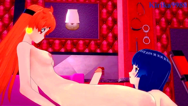 Intense Futanari Sex With Sylphiel and Lina from Slayers Hentai