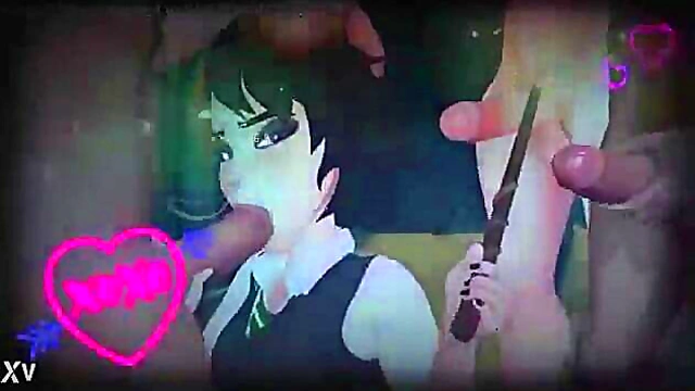 Sexy Anime Merula Snyder Joins Group Sex In Short Clip Fantasies