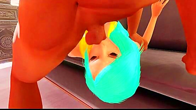 Hot 3D Emo Teen Seduces Guys for Steamy Sex Game & Sexy Cumshots