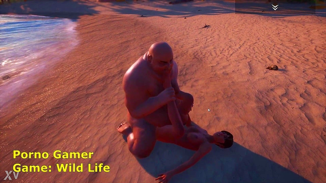 Fat Gordo Fucks Millana On The Beach In CGI Hentai Gaming Walkthrough