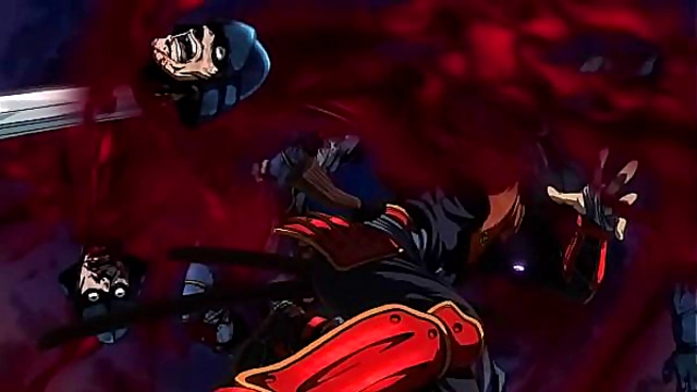 Alucard Dominates in Hellsing Ultimate Anime Episode 3