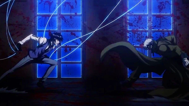 Alucard Dominates in Hellsing Ultimate Anime Episode 3