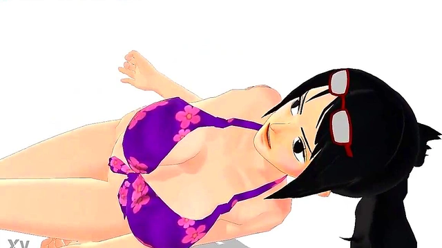 Tashigi From One Piece Twerks Seductively In 3D Hentai Anime Action
