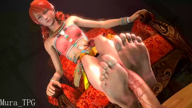 Sexy SFM Anime Girls Worship Feet & Suck BBC in Gangbang Action