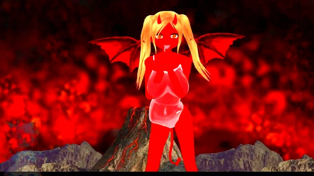 Devil Tempts Fox Boy for Hot Hentai Masturbation & Fucking Session