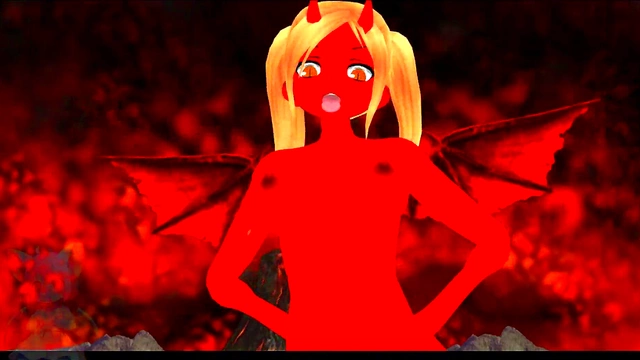 Devil Tempts Fox Boy for Hot Hentai Masturbation & Fucking Session