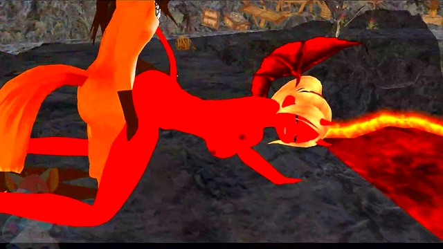 Devil Tempts Fox Boy for Hot Hentai Masturbation & Fucking Session