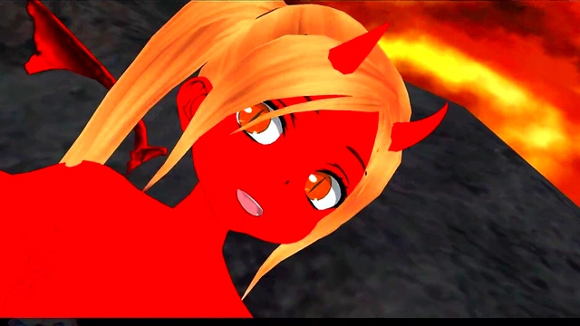 Devil Tempts Fox Boy for Hot Hentai Masturbation & Fucking Session