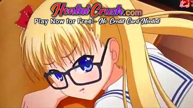 Blonde Teen's Winter Fantasy Sex With Big-Cock Hentai Guy In Public Places