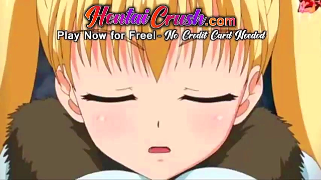 Blonde Teen's Winter Fantasy Sex With Big-Cock Hentai Guy In Public Places