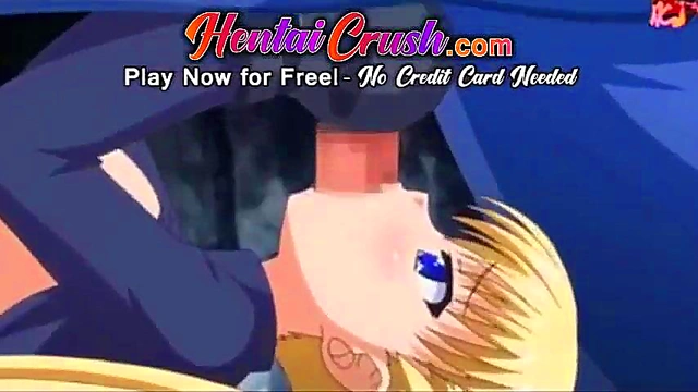 Blonde Teen's Winter Fantasy Sex With Big-Cock Hentai Guy In Public Places