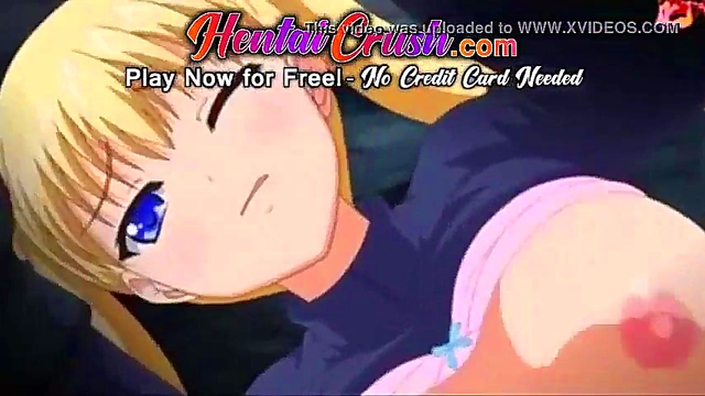 Blonde Teen's Winter Fantasy Sex With Big-Cock Hentai Guy In Public Places