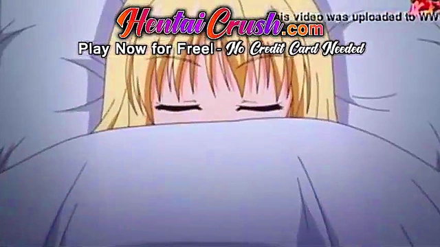 Blonde Teen's Winter Fantasy Sex With Big-Cock Hentai Guy In Public Places