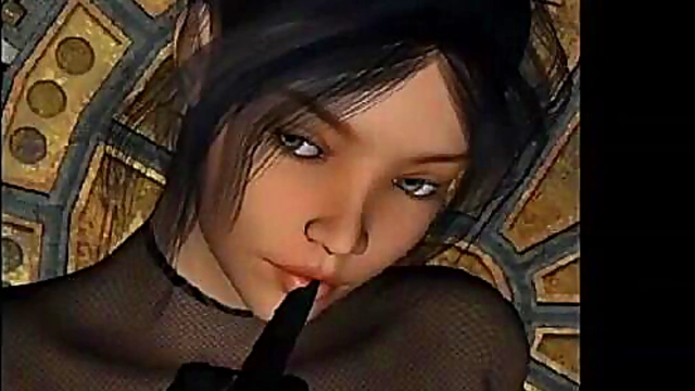 Virtual French Maid With Big Tits Serves Up Hot Cartoon Action