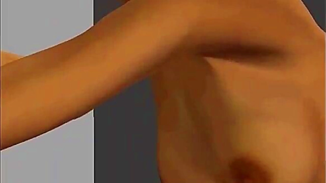 Virtual French Maid With Big Tits Serves Up Hot Cartoon Action