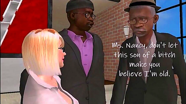 Naughty Blonde Gets Pounded by BBC in Merry XMAS Anime Adventure