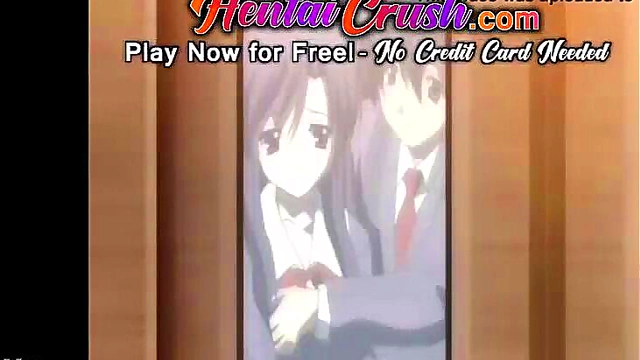 Huge-Titted Anime Teen Gets Off On The Subway With Mind-Blowing Orgasms