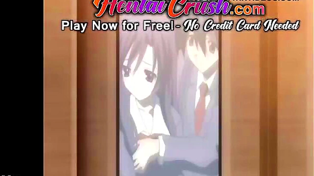 Huge-Titted Anime Teen Gets Off On The Subway With Mind-Blowing Orgasms