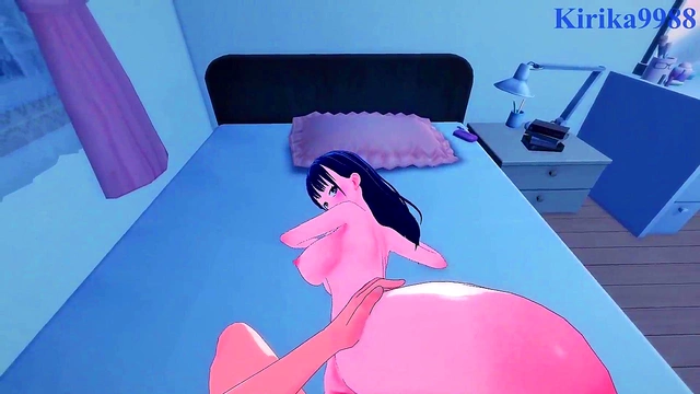 Anna Yamada Seduces Old Man for Intense 3D Hentai Sex Adventure