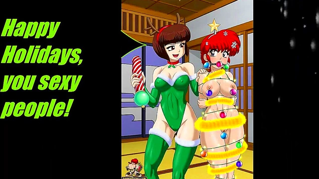 Christmas Hentai Comic – Ranma Saotome & Tendo Sisters Share Festive Fun