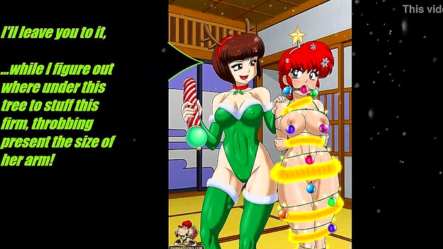 Christmas Hentai Comic – Ranma Saotome & Tendo Sisters Share Festive Fun