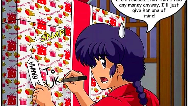 Christmas Hentai Comic – Ranma Saotome & Tendo Sisters Share Festive Fun