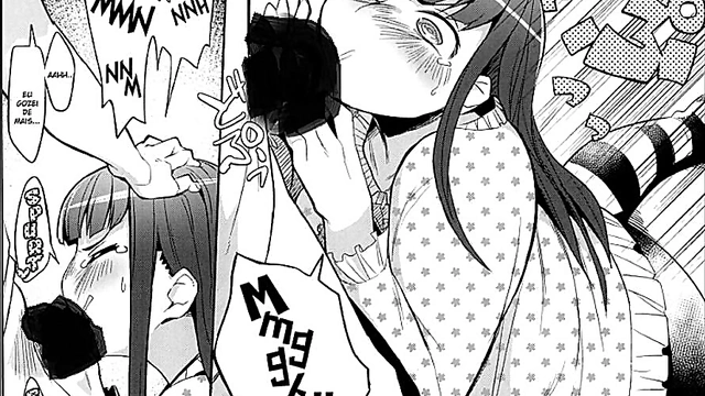 Poor Imouto Tangled in Debt Sucks Dick for Money in Hentai Scene