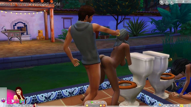 Granny Has Fun With Hard Sex in The Sims 4 Cartoony Hentai Adventure