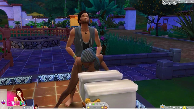 Granny Has Fun With Hard Sex in The Sims 4 Cartoony Hentai Adventure