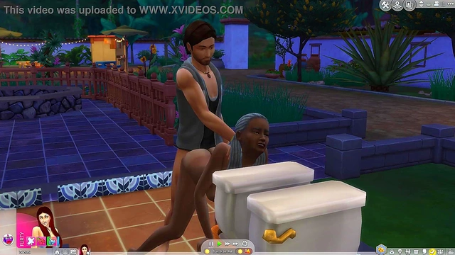 Granny Has Fun With Hard Sex in The Sims 4 Cartoony Hentai Adventure
