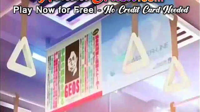 Slutty Schoolgirl Gives Best Handjob On Subway For Kinky Hentai Orgasm