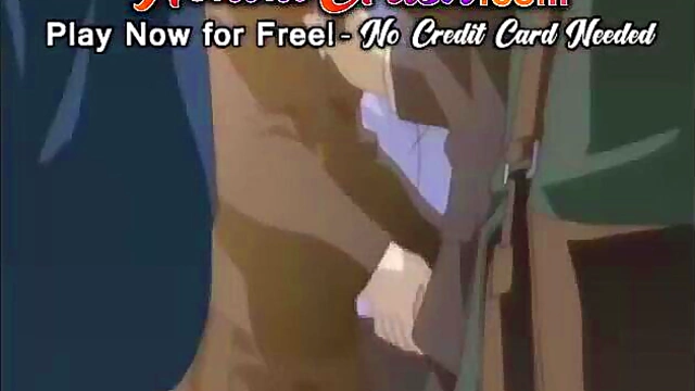 Slutty Schoolgirl Gives Best Handjob On Subway For Kinky Hentai Orgasm