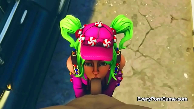 Sexy 3D Anime Chick Gives Mind-Blowing