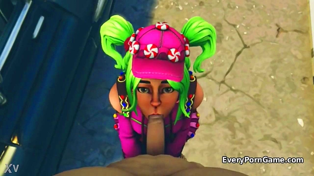 Sexy 3D Anime Chick Gives Mind-Blowing