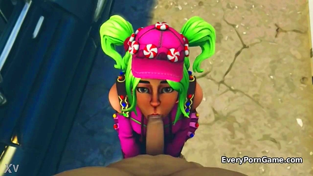 Sexy 3D Anime Chick Gives Mind-Blowing